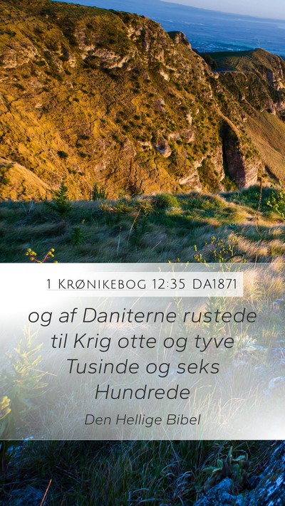 1 Krønikebog 12:35 DA1871 Bible Verse Image