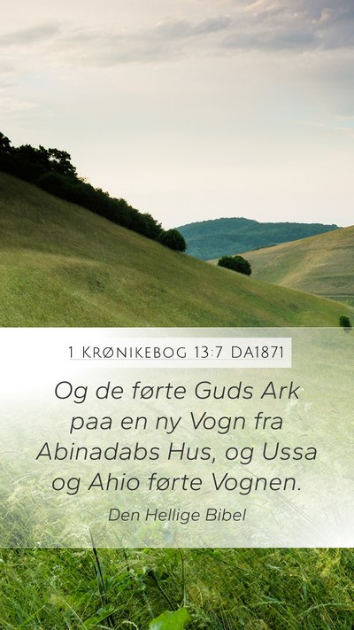 1 Krønikebog 13:7 DA1871 Bible Verse Image