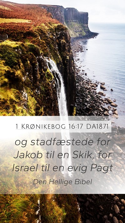 1 Krønikebog 16:17 DA1871 Bible Verse Image