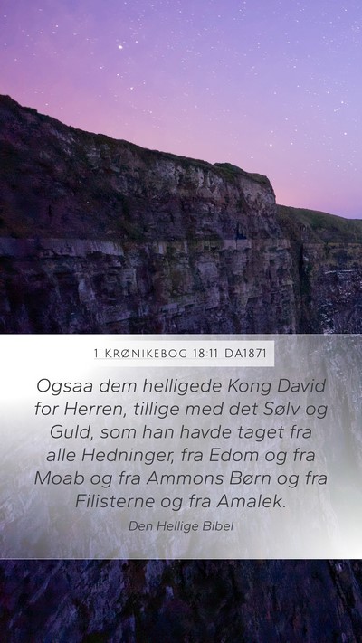 1 Krønikebog 18:11 DA1871 Bible Verse Image