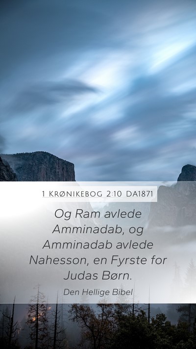 1 Krønikebog 2:10 DA1871 Bible Verse Image
