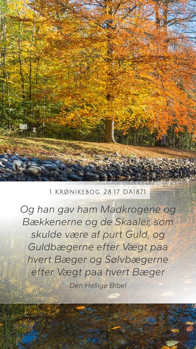 1 Krønikebog 28:17 DA1871 Bible Verse Image