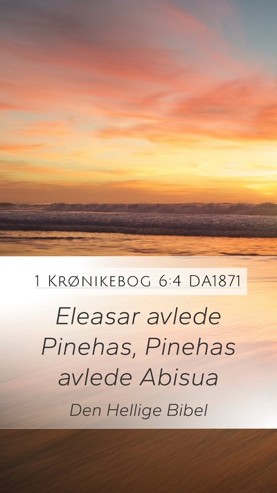 1 Krønikebog 6:4 DA1871 Bible Verse Image