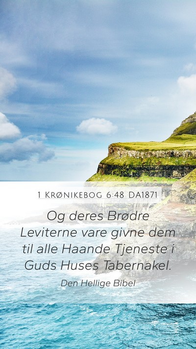 1 Krønikebog 6:48 DA1871 Bible Verse Image