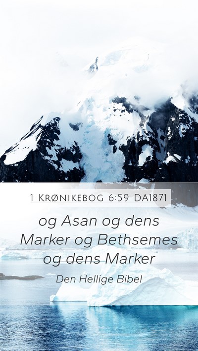 1 Krønikebog 6:59 DA1871 Bible Verse Image