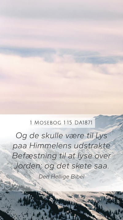 1 Mosebog 1:15 DA1871 Bible Verse Image