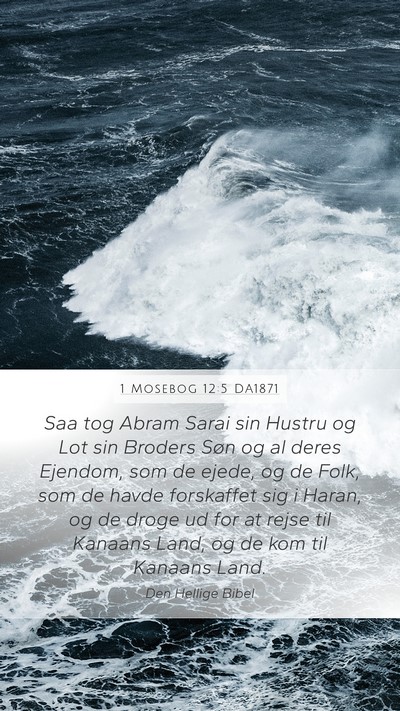1 Mosebog 12:5 DA1871 Bible Verse Image