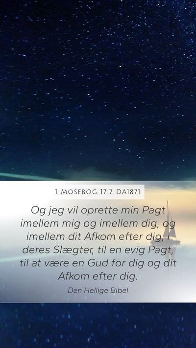 1 Mosebog 17:7 DA1871 Bible Verse Image