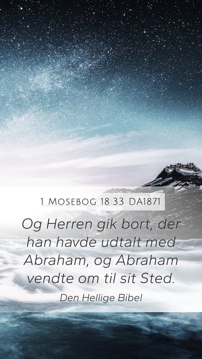 1 Mosebog 18:33 DA1871 Bible Verse Image