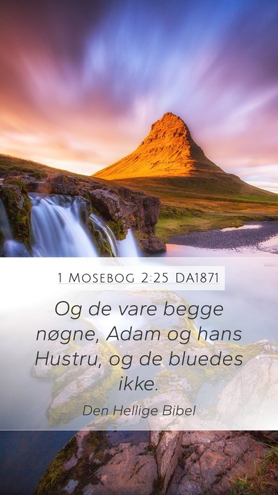 1 Mosebog 2:25 DA1871 Bible Verse Image