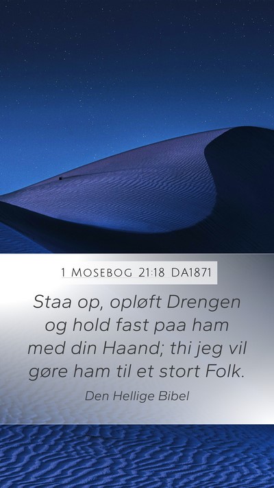 1 Mosebog 21:18 DA1871 Bible Verse Image