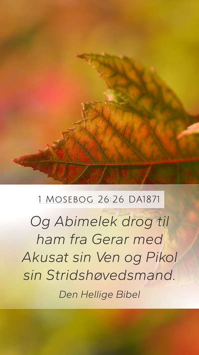 1 Mosebog 26:26 DA1871 Bible Verse Image