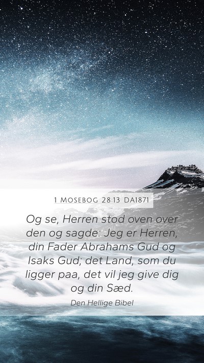 1 Mosebog 28:13 DA1871 Bible Verse Image