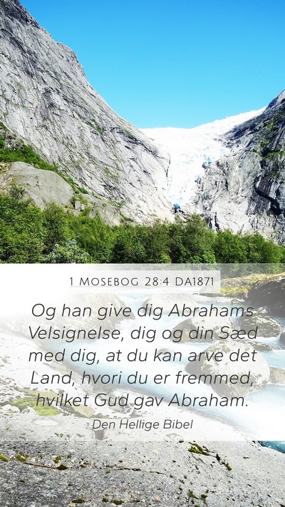 1 Mosebog 28:4 DA1871 Bible Verse Image
