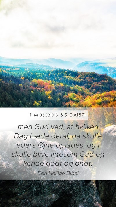 1 Mosebog 3:5 DA1871 Bible Verse Image