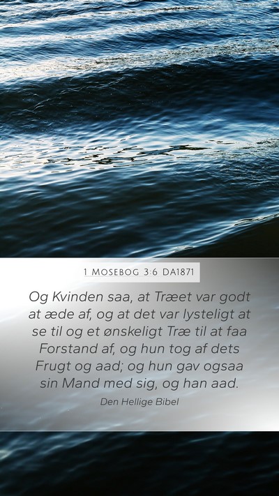 1 Mosebog 3:6 DA1871 Bible Verse Image