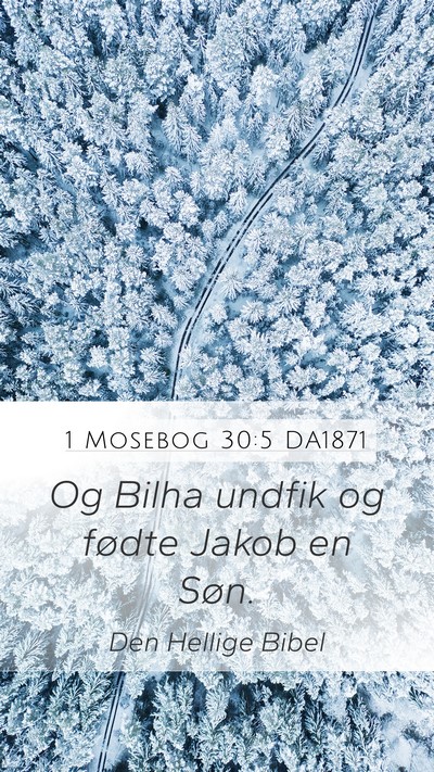 1 Mosebog 30:5 DA1871 Bible Verse Image