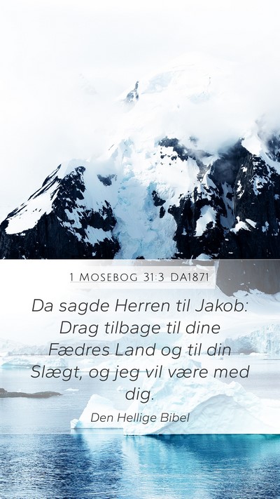 1 Mosebog 31:3 DA1871 Bible Verse Image