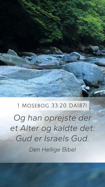 1 Mosebog 33:20 DA1871 Bible Verse Image