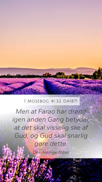 1 Mosebog 41:32 DA1871 Bible Verse Image