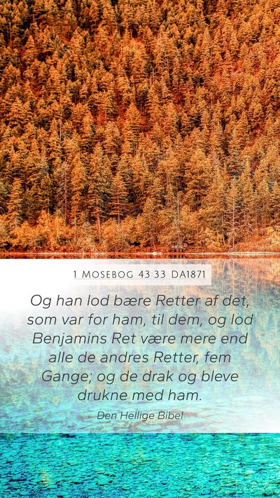 1 Mosebog 43:33 DA1871 Bible Verse Image