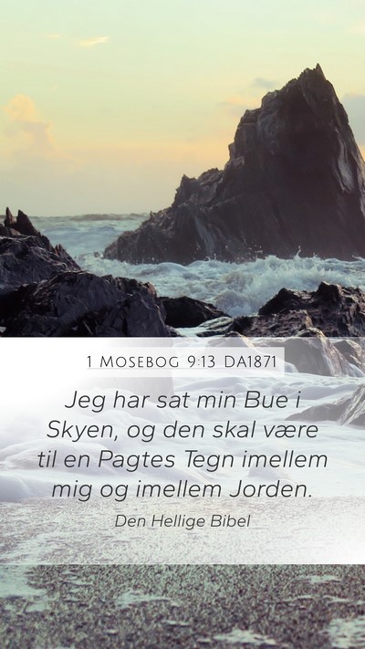 1 Mosebog 9:13 DA1871 Bible Verse Image