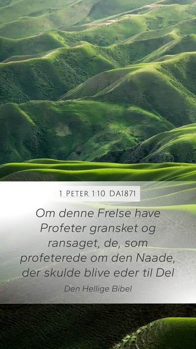 1 Peter 1:10 DA1871 Bible Verse Image