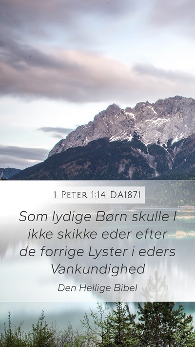 1 Peter 1:14 DA1871 Bible Verse Image