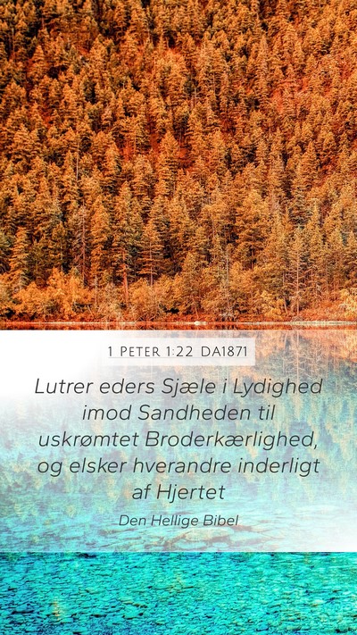 1 Peter 1:22 DA1871 Bible Verse Image