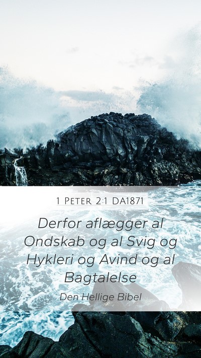 1 Peter 2:1 DA1871 Bible Verse Image