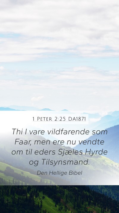 1 Peter 2:25 DA1871 Bible Verse Image