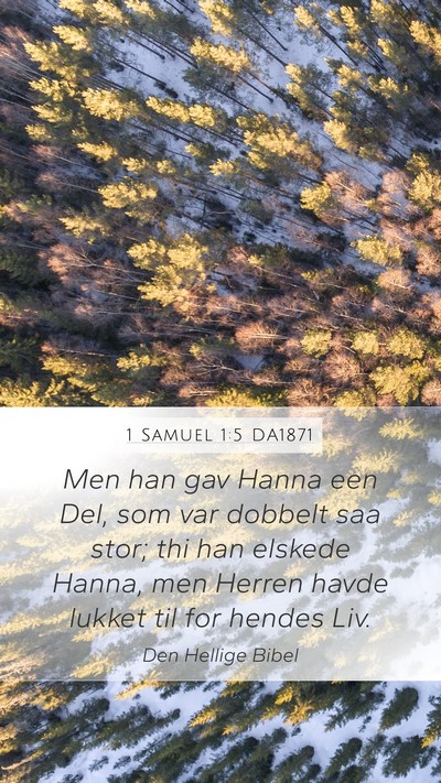 1 Samuel 1:5 DA1871 Bible Verse Image
