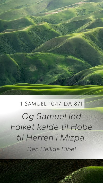 1 Samuel 10:17 DA1871 Bible Verse Image