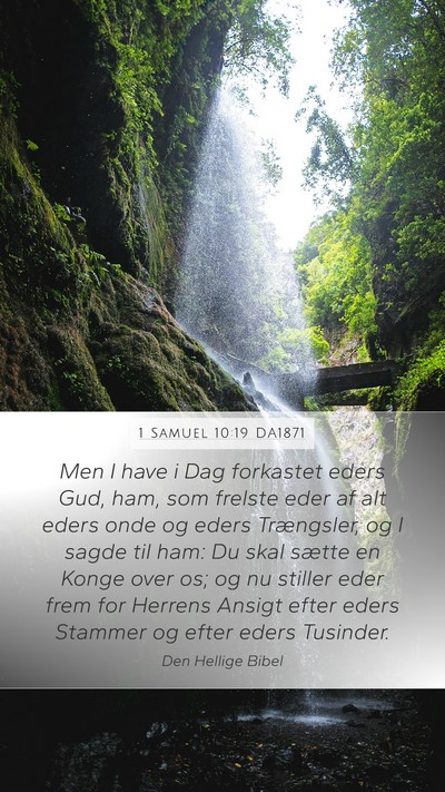 1 Samuel 10:19 DA1871 Bible Verse Image