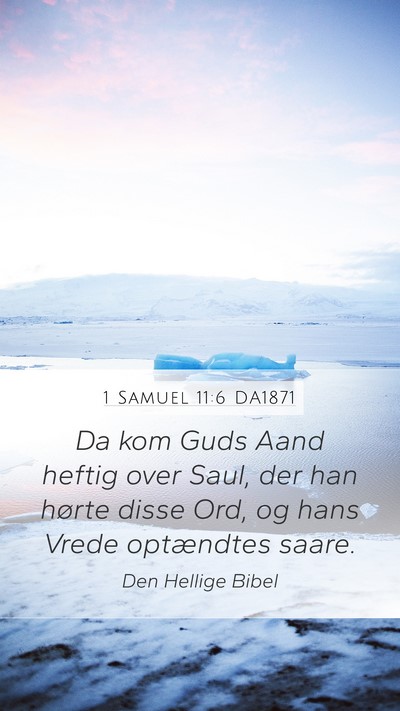 1 Samuel 11:6 DA1871 Bible Verse Image