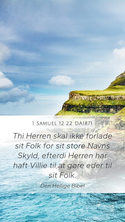 1 Samuel 12:22 DA1871 Bible Verse Image