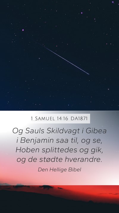 1 Samuel 14:16 DA1871 Bible Verse Image