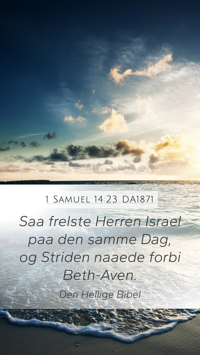 1 Samuel 14:23 DA1871 Bible Verse Image