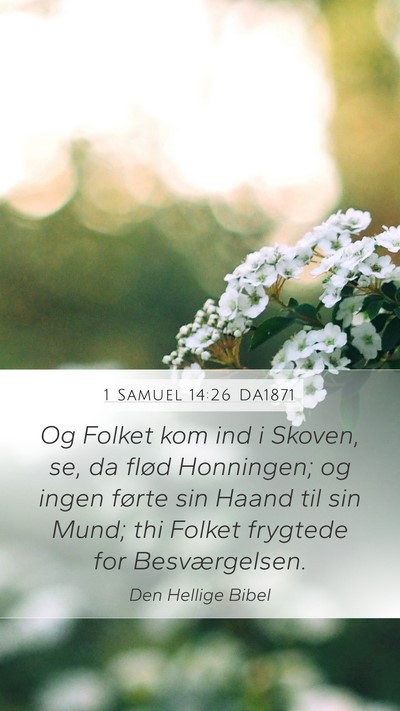 1 Samuel 14:26 DA1871 Bible Verse Image