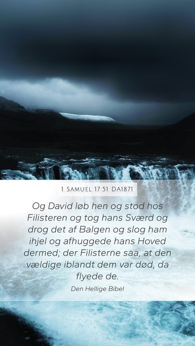 1 Samuel 17:51 DA1871 Bible Verse Image