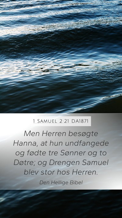 1 Samuel 2:21 DA1871 Bible Verse Image