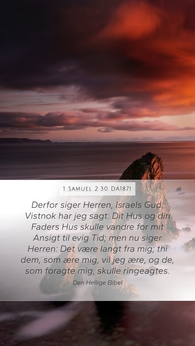 1 Samuel 2:30 DA1871 Bible Verse Image