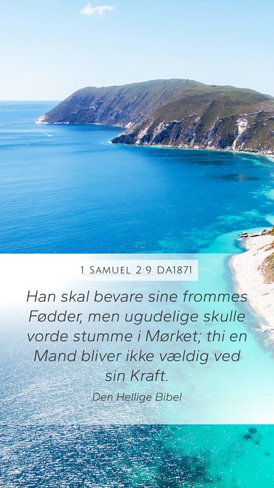 1 Samuel 2:9 DA1871 Bible Verse Image