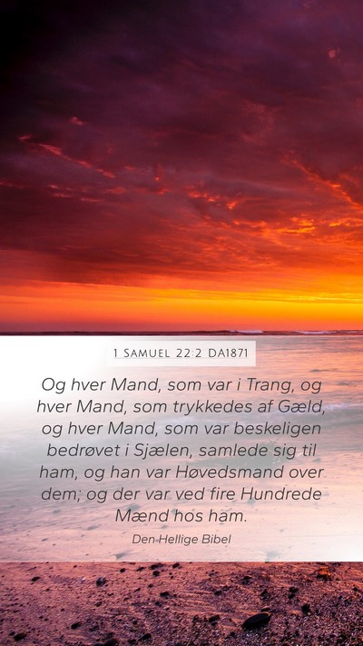 1 Samuel 22:2 DA1871 Bible Verse Image