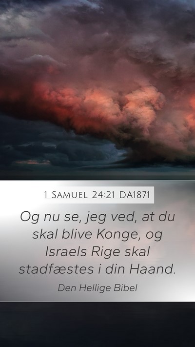 1 Samuel 24:21 DA1871 Bible Verse Image