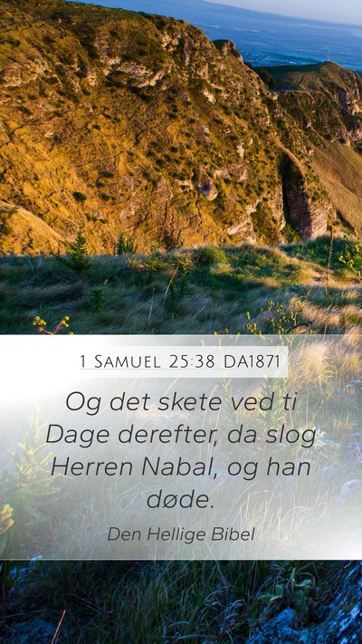 1 Samuel 25:38 DA1871 Bible Verse Image
