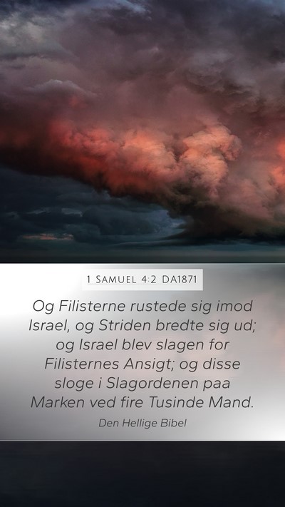 1 Samuel 4:2 DA1871 Bible Verse Image