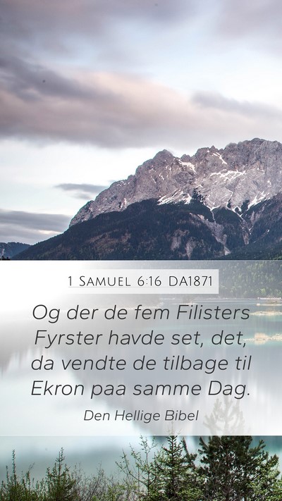 1 Samuel 6:16 DA1871 Bible Verse Image