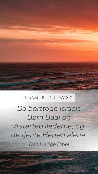 1 Samuel 7:4 DA1871 Bible Verse Image
