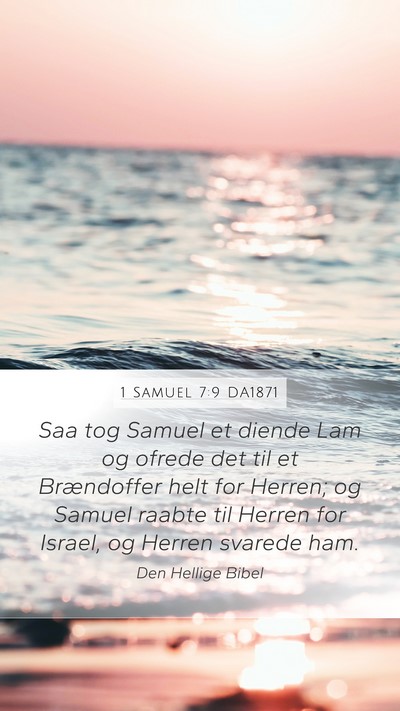 1 Samuel 7:9 DA1871 Bible Verse Image